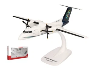Modellino aereo di linea Herpa DHC-8-100 OLIMPIC AIR 1:100 modellismo collezione - Foto 1 di 1