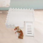 White Climbing Small Animal With Fence Ladder For Cage Home HamsterDIY