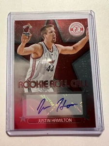 K17,293 - 2012-13 Totally Certified Roll Call Auto Red #91 Justin Hamilton #/279 - Picture 1 of 1