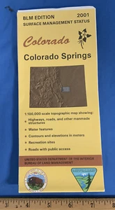 USGS BLM EDITION TOPOGRAPHISCHE KARTE COLORADO - COLORADO SPRINGS - Bild 1 von 4