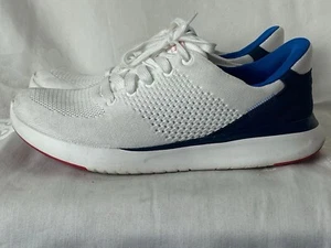 Kizik Lima 'Liberty' Hands Free White/Black/Blue Sneakers Shoes Size 6M/7.5W - Picture 1 of 10