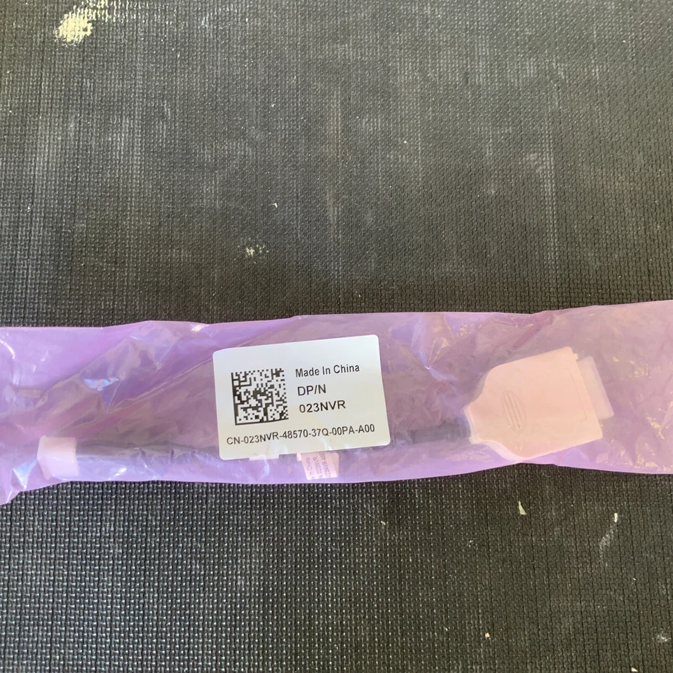New Genuine Dell DisplayPort DP to DVI Video Adapter Connector P/N CN-023NVR - Image 1 of 1