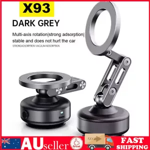 X93 Magnetic Car Phone Holder Vacuum Adsorption 360 Degree Rotating Holder AU - Picture 1 of 17