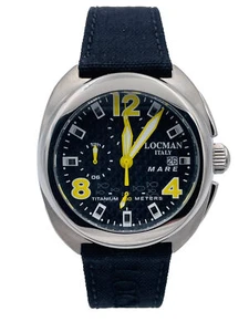 Orologio Locman Mare Titanio 39mm 133YK/590 Crono Wr100m Scontatissimo Nuovo - Foto 1 di 8