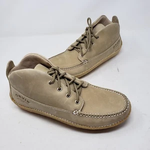 Vintage Orvis Blonde Leather Chukka Gumsole Gumshoe Shoes Boots Mens 11D 16PL - Picture 1 of 8