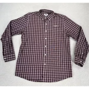 Cutter & Buck Florida State Seminoles Men’s Sz M Square Check Long Sleeve Shirt - Picture 1 of 10