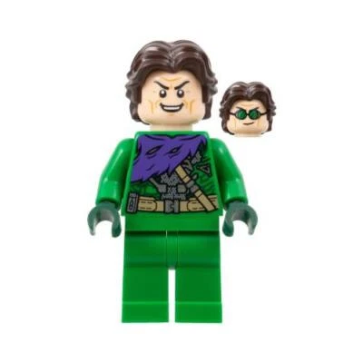 LEGO Marvel Super Heroes Goblin Verde Senza Maschera Minifigure Da 76261 - Immagine 1 di 4