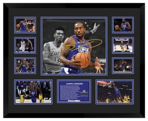 Kawhi Leonard Los Angeles Clippers NBA Signed Framed Memorabilia - Picture 1 of 2