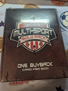 2022 Leaf Multi-Sport Solo Pack Sealed New Box 1 Buyback Card Per Box - Picture 1 of 2
