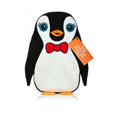   NPW HOT CHICKS HOT WATER BOTTLE BOW TIE PENGUIN COSY COVER size 750ml NP8606 - Image 1 of 2