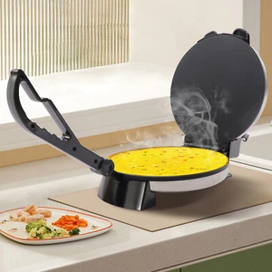 Máquina de Prensa Roti Tortilla Naan Pan Plano Máquina Eléctrica Chapati 1800W 220V - Imagen 1 de 22