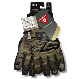 Under Armour Mid-Season GORE-TEX Infinium Windstopper Insulated Camo Gloves Sz M - Picture 1 of 4