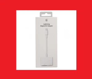 Genuine OEM Apple Lightning Digital AV HDMI Adapter for iPhone iPad iPod NEW - Photo 1/4