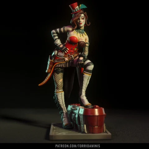 Moxxi from Borderlands 2 SFW & NSFW 3D Printed Figure Cover