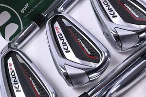 Cobra King F9 Irons / 5-PW+GW+SW / Regular Flex KBS Tour 90 Shafts - Picture 1 of 7