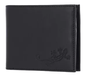 oxmox Leather RFID Protect billetera transversal billetera Lizard negra nueva - Imagen 1 de 10