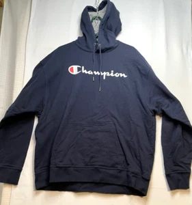 Champion Hoodie Pullover Herren 2XL Langarm Blau Arbeit - Bild 1 von 12