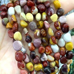 Natural Agates Jade Grave Beads Making Necklace Bracelet Jewelry Accessory Craft