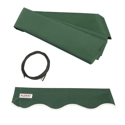ALEKO Fabric Replacement For 6.5x5 Ft Retractable Awning Green Color - Image 1 of 3