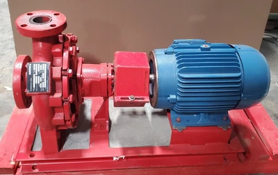 Armstrong IVS 4030-3x2x10-4p-10hp Suction Pump W/ WEG 01018ET3E215TC-W22 Motor - Image 1 of 4