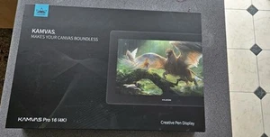 Huion Kamvas Pro 16 4K UHD | Graphics Tablet | Pen Display for Artists - Picture 1 of 2