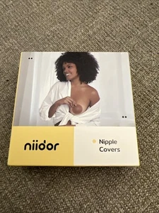 Niidor Nippelabdeckungen Aufkleber wiederverwendbar selbstklebend Silikon Nippel Espresso - Bild 1 von 4