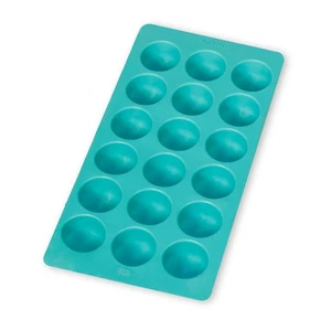 Lekue Round Shapes Silicone Ice Cube Tray, Blue - Picture 1 of 4