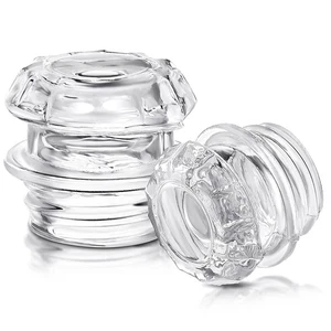 2 Pcs Coffee Percolator Glass Top Replacement Transparent Glass Filter Knob T... - Picture 1 of 6