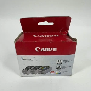 Nuova cartuccia toner multicolore Canon ChromaLife 100 Combo Pack 35/36 1509B007AE - Foto 1 di 5