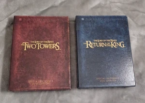 The Lord of the Rings Two Towers and Return of the King DVD w Slip Case Inserts - Picture 1 of 12