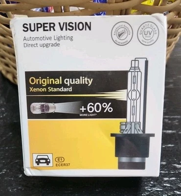 Super Vision Automotive Lighting Direct Upgrade D1S Xenon Bulb 6000K 35W 2 pack - Image 1 of 3