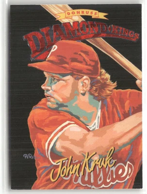 1994 Donruss #DK-9 John Kruk Diamond Kings ☘️0M7 - Image 1 of 2