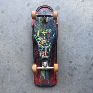 Vintage 80s XP Series Variflex California Screaming Monster Face Skateboard - Bild 1 von 12