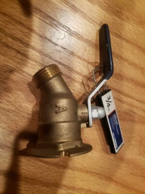 American Valve M74QT 3/4" Quarter Turn Sillcock FIP, 3/4-Inch - Image 1 of 4