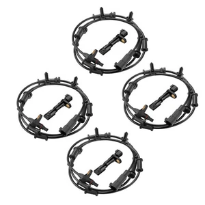 4x ABS Wheel Speed Sensor Front Rear Left Right For Jeep Wrangler 3.8L 2007-2011 - Picture 1 of 6
