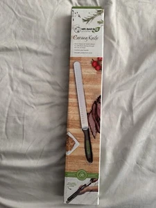 Mr Bar-B-Q Carving Knife Carbon Steel 12 Inch Blade With Comfort Grip Handle - Picture 1 of 2
