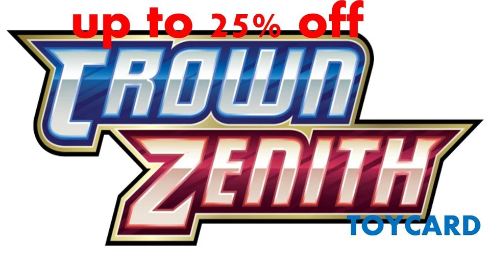 Pokemon TCG Crown Zenith Holo & Rare & Reverse  Ultra Complete your Master Set - Image 1 of 1