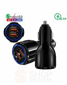 Cigarette Lighter 2 USB Adapter Charger Car Truck for Mobile Phone - Picture 1 of 12