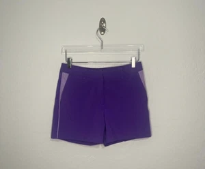 J. Lindeberg Purple Gwen Mircro Stretch Shorts w/ Pockets Size 28 (6) #64 - Picture 1 of 5