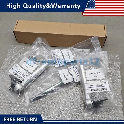New 4pc kit Outer+ Inner Tie Rod Ends For Subaru Forester Impreza Legacy Outback - Изображение 1 из 4