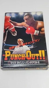 Mike Tyson's Punch Out!! No Manual Nintendo Famicom Japan Import F/S FedEx DHL - Picture 1 of 7
