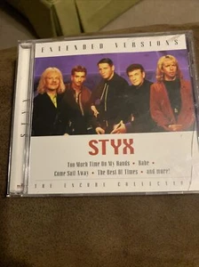 STYX CD EXTENDED VERSIONS "LIVE" THE ENCORE COLLECTION Minor Scratches - Picture 1 of 3