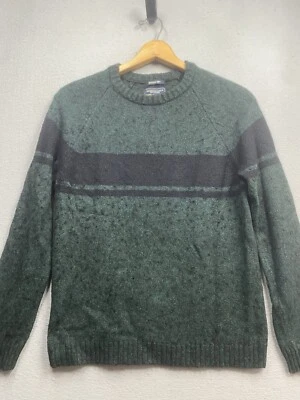 Suéter American Eagle Para Hombre Mezcla de Lana Verde Muy Suave Talla M Calce Clásico Foto 1 de 4