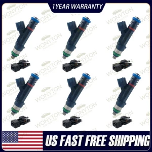 6Pcs Upgraded Bosc* EV14 Fuel Injectors D1540BA For BMW S14 M30 S38 3.2L 82-91  - Picture 1 of 7