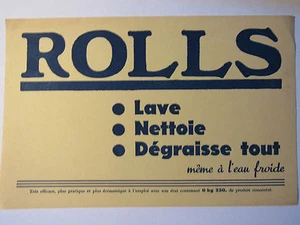 10C19 Vintage Advertising Blotter Pub Cleaning Product Rolls Clean - Picture 1 of 2