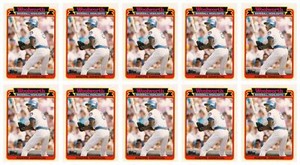 (10) 1989 Topps Woolworth Baseball Highlights #11 Andre Dawson Lot Cubs