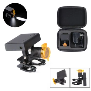 3W LED Wireless Dental Medical Clip-on Head Light with Filter & Bag US STOCK - Picture 1 of 12