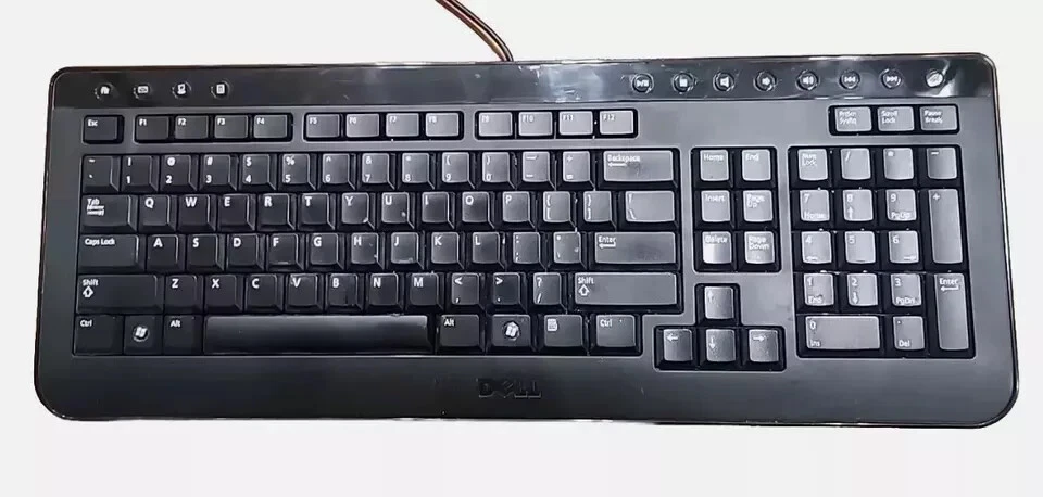 Dell SK-8165 Wired Black Keyboard - Reliable & Comfortable Typing Experience - Image 1 of 1