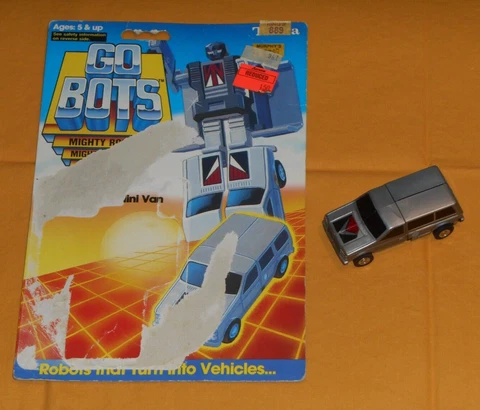 vintage GO BOTS gobots VANGUARD VAN GUARD WITH ORIGINAL CARDBACK Cover