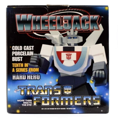 Transformers Wheeljack " Cold-Cast Porcelain Statue 16cm Hard Hero - Immagine 1 di 2